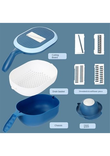 Patates Teli Paslanmaz Çelik Bıçak Için Uygun Plastik Sebze Kesici Modern Mutfak Dilim Makinesi Için Çok Fonksiyonlu (Yurt Dışından) modelleri