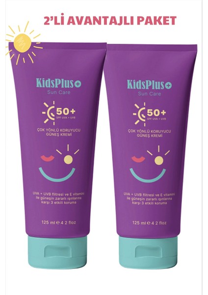 SPF50+SUN Care CREAM(125+125 Ml)-Yüksek Koruma-Baby Güneş Kremi