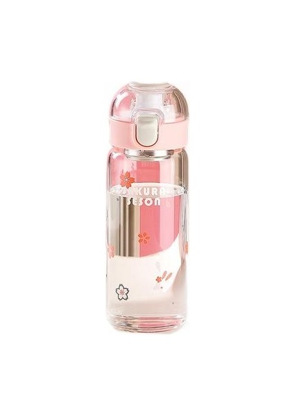 420ML Basit Flip-Üst Cam Suluk (Yurt Dışından)