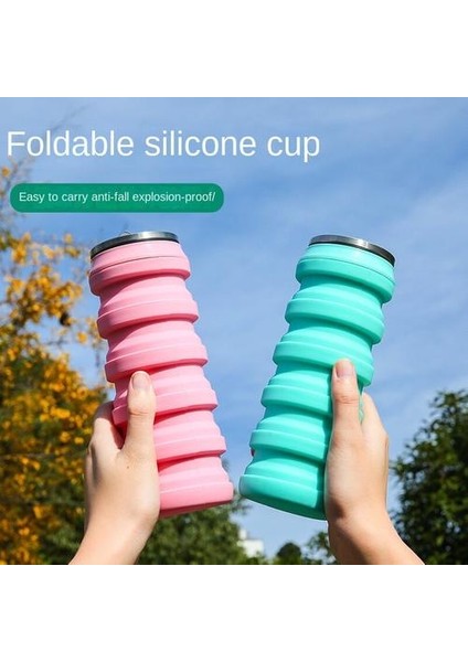 480ML Platin Sınıfı Silikon Katlanır Suluk (Yurt Dışından) fiyatları