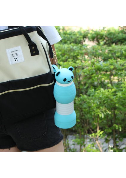 600ML Karikatür Silikon Katlanır Suluk (Yurt Dışından) modelleri