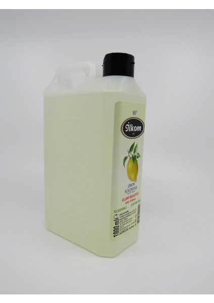 Ilkom 80° 1000 ml Limon Kolonyası 2'li Set