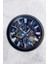 40 cm Siyah Metal Mavi Su Duvar Saati 1