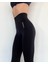 Seamless Toparlayıcı Siyah Spor Tayt 4