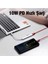 4in1 10W 4 USB Girişli Type C Çevirici Adaptör, 5 Gbps Hız USB 3.0 Tak Çalıştır Adaptör Hub 2