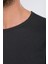 Oversize Fit Pamuklu Kısa Kollu Basic Uniseks Pis Yaka Tişört 4