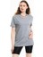 Oversize Fit Pamuklu Kısa Kollu Basic Uniseks Kadın Erkek Tişört 4
