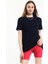 Oversize Fit Pamuklu Kısa Kollu Basic Uniseks Kadın Erkek Tişört 3