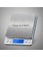 Mutfak Kek Ölçeği ile Dijital Mavi LCD Un Ekmek Max 3 kg / 0.1g 2 Tepsi | Mutfak Terazi (Yurt Dışından) 3
