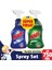 Banyo ve Mutfak Temizleyici Yağ Çözücü & Kireç Sökücü Sprey 2'li Set (2x750 ml) 1