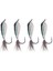 Balıkçı Bas Pike Alabalık Bass Fishing Sinek Balıkçılık Alabalık Flies 4pcs D(Yurt Dışından) 2