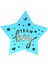 Dekor Cinsiyet Yanıt Partisi Yıldız Işığı Masa Üstü Family Mavi Yıldız(Yurt Dışından) 1