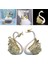 Swan Kristal Dekor Dekorasyonu Ana Figürinler 6 Pcs 4