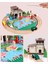 Demiryolu Pist Oyuncak Playset City Bulmaca Oyuncak Doğum Günü Hediyeleri Için Temalı 3+ 5
