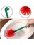 Tutucu Kase ve ile Tuvalet Fırçası Uzun Saplı, Ev Banyo Temizleme Aracı (Kırmızı) 3