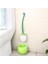 Tutucu Kase ve ile Tuvalet Fırçası Uzun Saplı, Ev Banyo Temizleme Aracı (Yeşil) 3