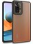 Xiaomi Redmi Note 10 Pro Kılıf Arkası Şeffaf Kenar Korumalı Silikon Dora- Siyah 1