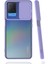 Oppo A54 4g Kılıf Lens Sürgülü Kamera Korumalı Silikon - Lila 1