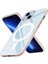 Apple iPhone 13 Kılıf Darbe Emici Mıknatıslı Magsafe Şarj Renkli Kenar Şeffaf Silikon Kapak 1