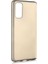 Galaxy S20 Kılıf Silikon Yumuşak Dokulu Premium- Gold 1