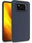 Xiaomi Poco X3 Kılıf Arkası Şeffaf Kenar Korumalı Silikon Dora- Siyah 1