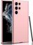 Galaxy S22 Ultra Kılıf Sert Kıpta Kapak - Rose Gold 1