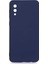 Galaxy A02 Kılıf Lansman Içi Kadife Silikon- Lacivert 1