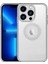 Apple iPhone 12 Pro Kılıf Parlak Renk Kenar Kamera Korumalı Logo Gösteren Esta Kapak Gümüş 1