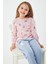 Rainbow Pembe Kız Çocuk Uzun Kol Pijama Takım 4
