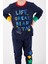 Life Great Near Star Lacivert Erkek Çocuk Uzun Kol Pijama Takım 3