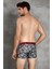 Erkek Modal Çok Renkli Baskılı Torbalı Normal Paça Boxer 1812 1