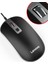 M104 1600DPI Kaymaz Kauçuk Tasarım Siyah Mouse 2