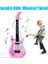 Çocuklar Küçük Gitar Ritim Işıkları ve Sesler ile Eğlenceli Eğitim Müzik Aletleri Elektro Gitar Oyuncak Toddlers Çocuklar Için | Gitar 3