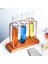 Yaratıcı Test Tüpü Dumanlı Kokteyl Cam Set Maç Tutucu Bar Restoran Için Büyük Boy Burette Standı Şampanya Flüt Şarap Bardak Kokteyl Camı (Yurt Dışından) 2