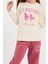 Lisanslı Fildişi Kız Çocuk Uzun Kol Pijama Takım 4