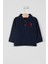 U.s. Polo Assn Lisanslı Classic Lacivert Erkek Bebek Uzun Kol Yakalı Sweatshirt 1