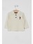 U.S. Polo Assn. U.s. Polo Assn Lisanslı Classic Ekru Bebek Uzun Kol Yakalı Sweatshirt 1