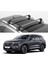 Air-2 Silver Kit, Hyundai Sante Fe 2020-2021-2022-2023-2024 Tavan Taşıyıcı Portbagaj, Bisiklet ve Kayak Taşıyıcı Ara Atkı Seti, Gri Cross Bar 2