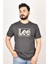 L68TYSON Erkek Füme Bisiklet Yaka T-Shirt 1