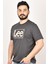 L68TYSON Erkek Füme Bisiklet Yaka T-Shirt 2