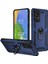 Caseworld Samsung Galaxy A73 Kapak Military Yüzüklü Stantlı Panzer Tank Kılıf - Lacivert 1