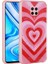 Xiaomi Redmi Note 9 Pro Uyumlu Kılıf Simli Kalpli ve Çiçekli Desenli Parlak Tasarım Soft Kılıf 1