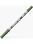Ab-Tp Pro Dual Brush Pen Grafik Kalemi Dark Olive 158 2