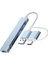 Polham 5in1 Type-C + USB Girişli Sdtf ve USB Çevirici Adaptör 3x USB 1x Tf 1x Sd Çoğaltıcı Hub 1