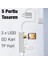 Polham 5in1 Type-C + USB Girişli Sdtf ve USB Çevirici Adaptör 3x USB 1x Tf 1x Sd Çoğaltıcı Hub 2