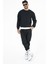 Unisex Bisiklet Yaka Oversize Sweatshirt 1