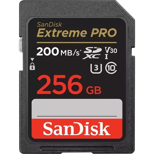 Sandisk Extreme Pro 256GB Sdxc V30 Uhs-I U3 Hafıza Kartı