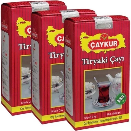 Çaykur Tiryaki Çay 1 kg x 3 Adet