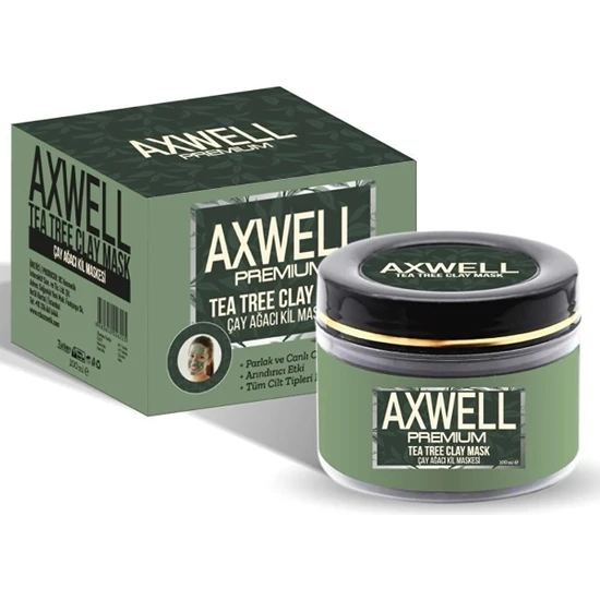 Axwell Çay Ağacı Kil Maskesi 100ML