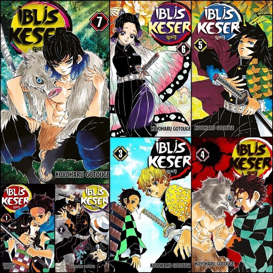 Iblis Keser Demon Slayer Cilt Kitap Manga Kitab